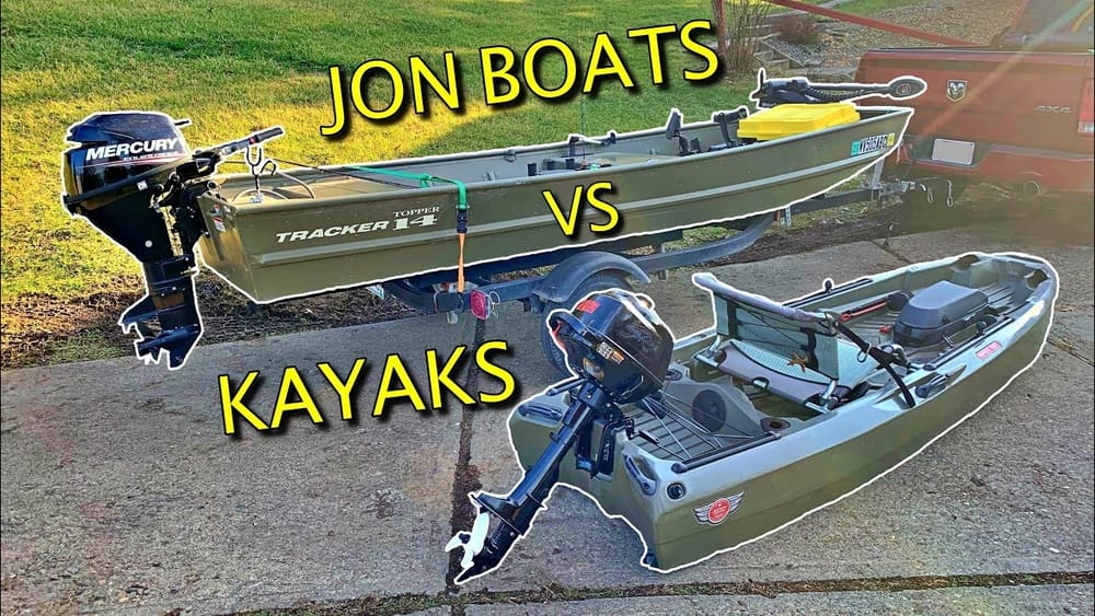 Kayak Vs Jon Boat: Which Is Best for Fishing Adventures? Kayak Vs Jon Boat